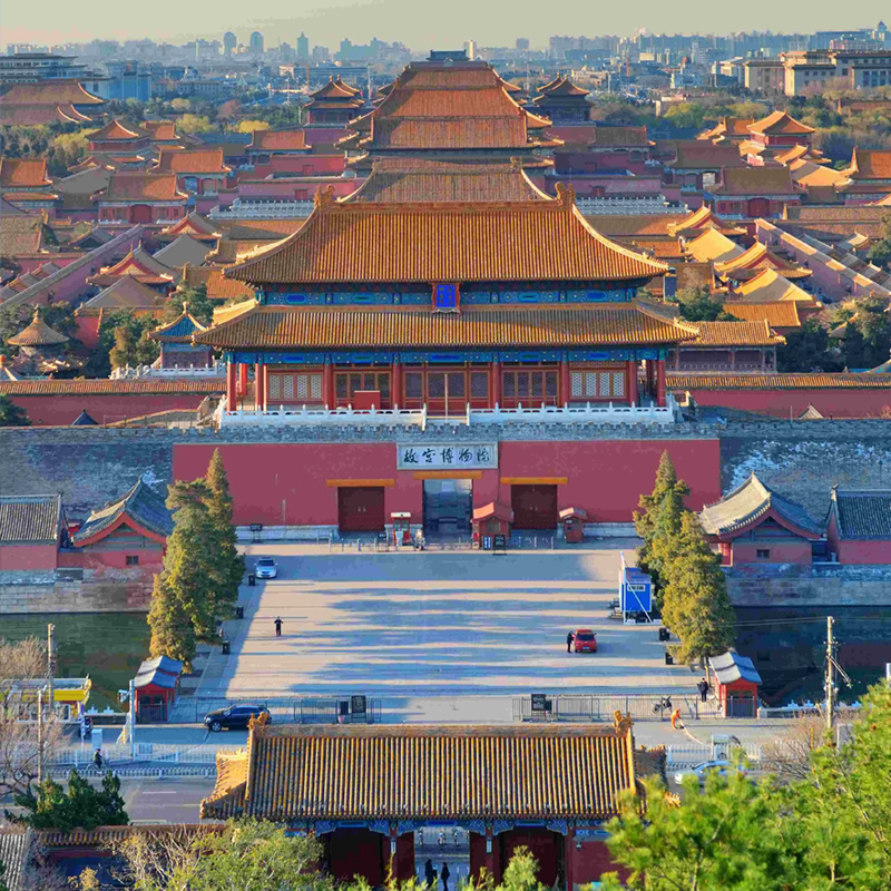 （國旅自組）【爸媽帶我游】北京故宮、看升旗儀式、八達(dá)嶺長城、采摘水蜜桃、頤和園、自由活動一天純玩雙飛六天